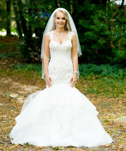 Suknia ślubna Meggie Settero z kryształkami Swarovskiego