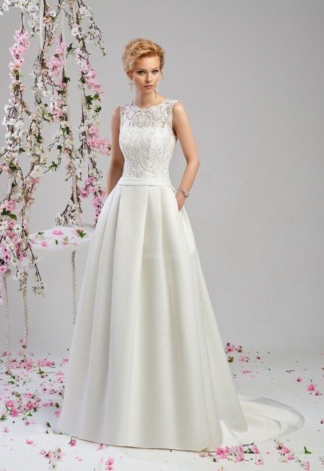 Suknia ślubna z kieszeniami Gabana