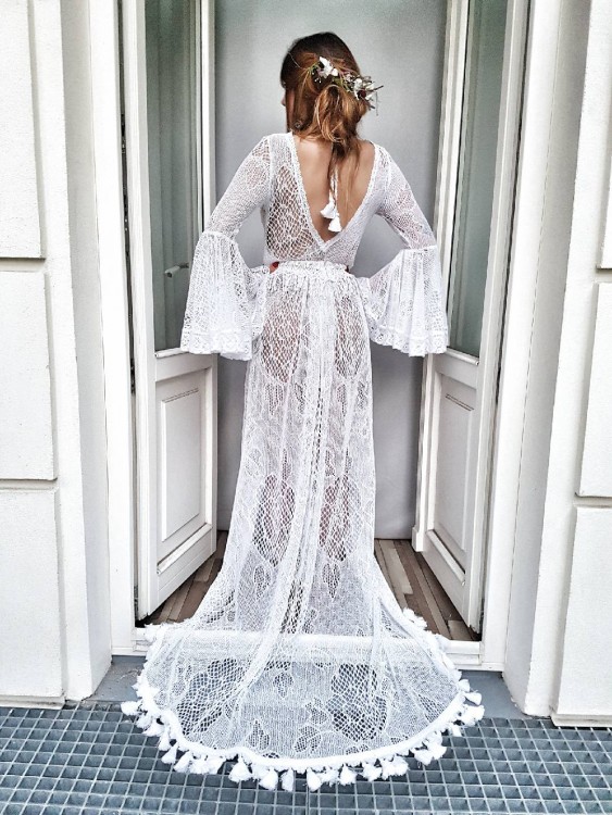 SUKNIA ŚLUBNA W STYLU BOHO