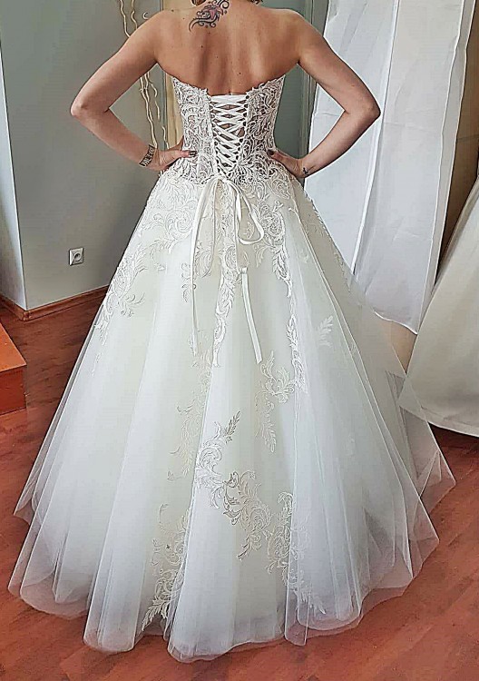 Suknia ślubna Agora ecru 36-40/175