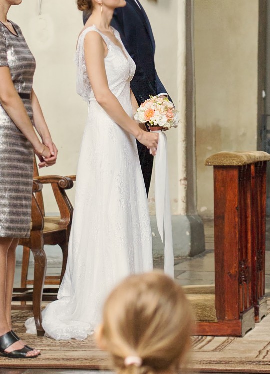 Suknia ślubna w stylu BOHO romantycznym