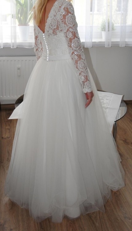 Suknia ślubna Jasny Ecru (roz. 36)