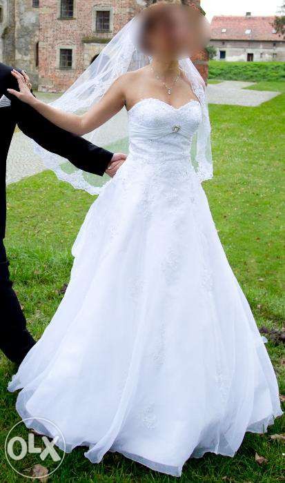 Biała suknia ślubna 36-38 Sweetheart 5914 + bolerko