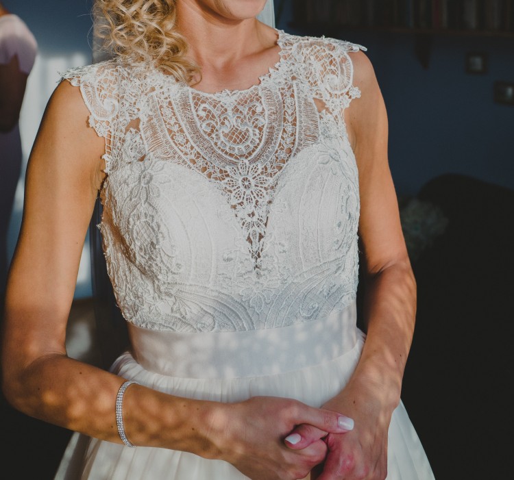 piękna suknia Justin Alexander 8888 - spódnica sand