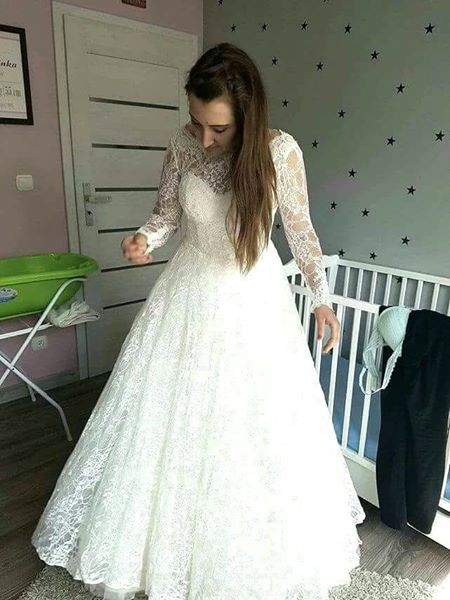 Suknia ślubna rustic koronka