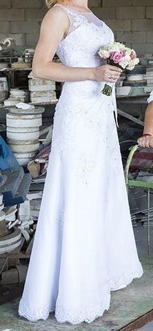 Suknia ślubna dla drobnej Pani