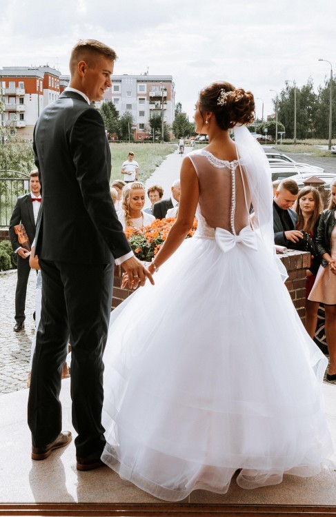 Przeurocza Suknia ślubna <3