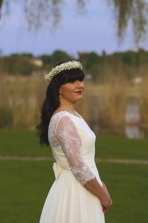 Przepiękna suknia! Niepowtarzalny projekt! Rozm. 40/42