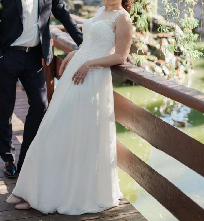 Suknia ślubna - Najna Elviretta 38/40 Halka- GRATIS!