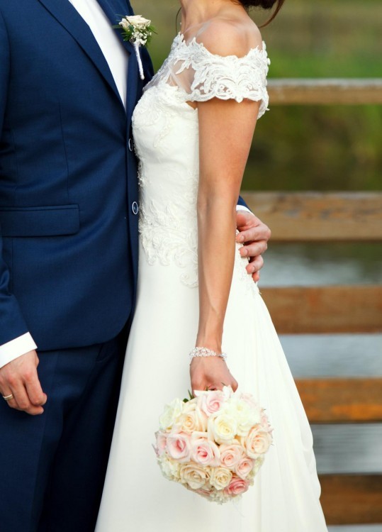 Piękna suknia ślubna Ariadna 34/36.