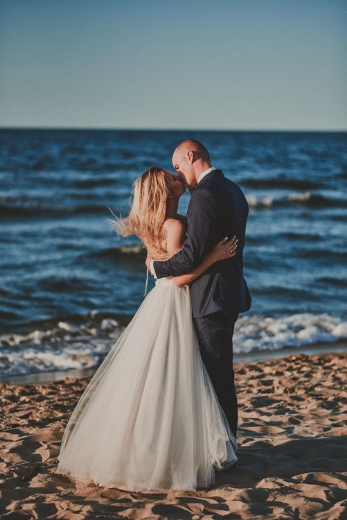 Rustykalna suknia ślubna 36/38 tiulowa welon+koszulka