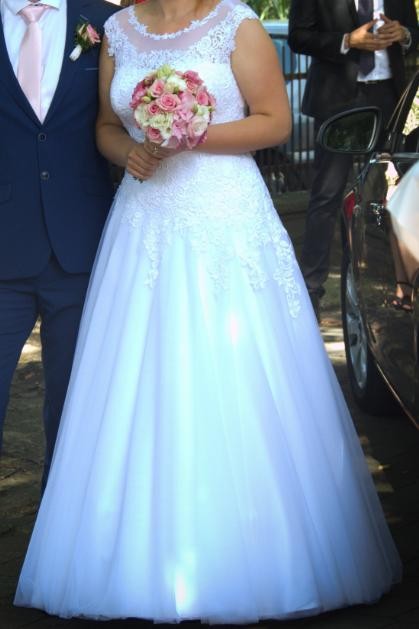 Suknia ślubna Agnes,model 16091,rozm.42,wzrost 176 cm