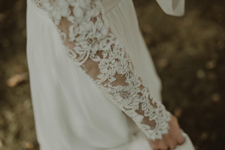 Romantyczna Rustykalna Suknia Ślubna Herm's Bridal Aragonite