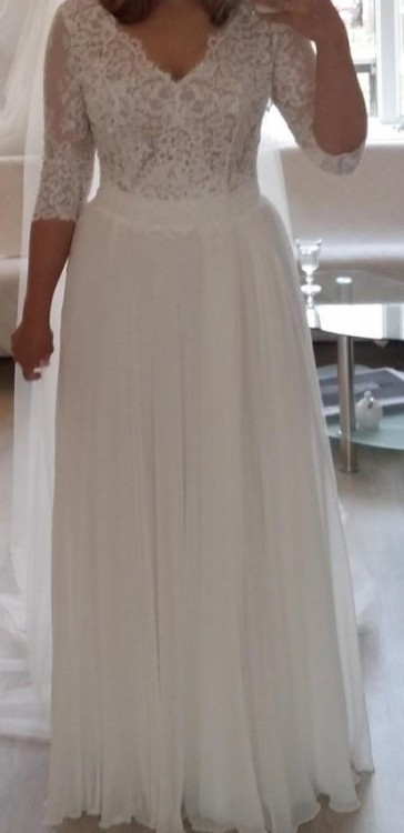 Suknia ślubna projektu Sylwii Kopczyńskiej