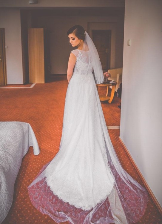 suknia slubna 2017 używana 34/36