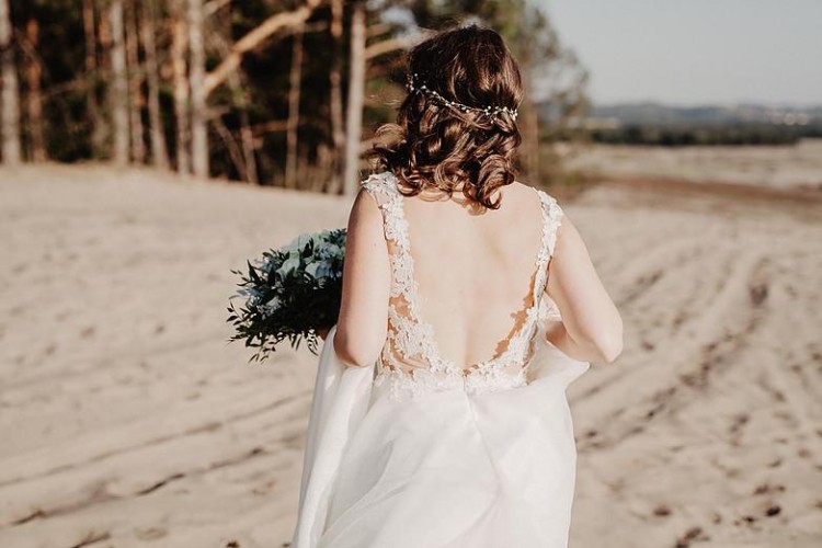 Suknia śmietankowa Pola-Atelier Juliette, rozm. 34/36