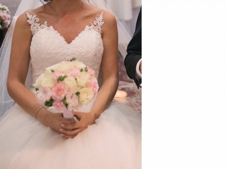 Suknia ślubna Vanilla Sposa r. 36- wzrost 160cm+9cm obcas