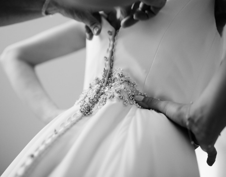 Suknia ślubna projektu Justin Alexander