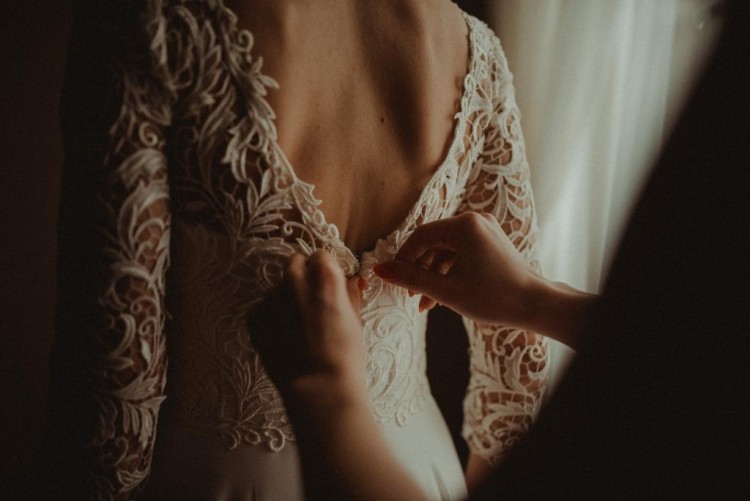 Romantyczna suknia ślubna