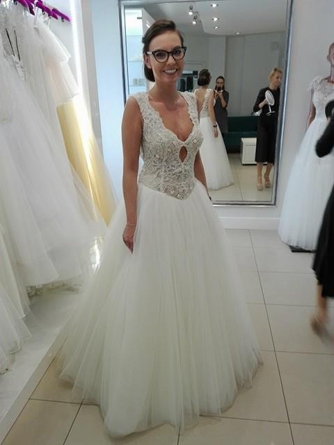 Zjawiskowa suknia ślubna projektu Patrycji Pardyki