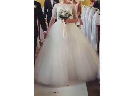 Suknia ślubna Agnes Bridal Dream 2017 model 16100 + dodatki!