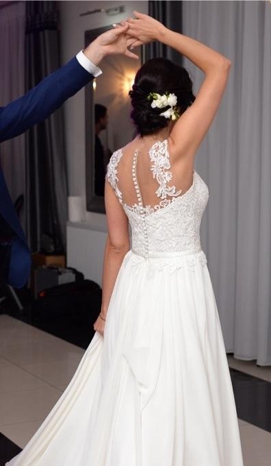 Suknia ślubna - NADIA śmietankowa