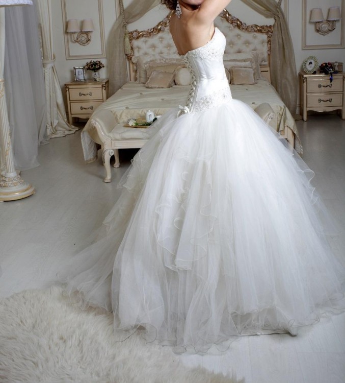 Suknia ślubna kolor Ivory 38 wzrost 168