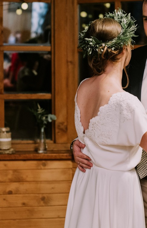 Suknia ślubna rustykalna - Luna BOSO