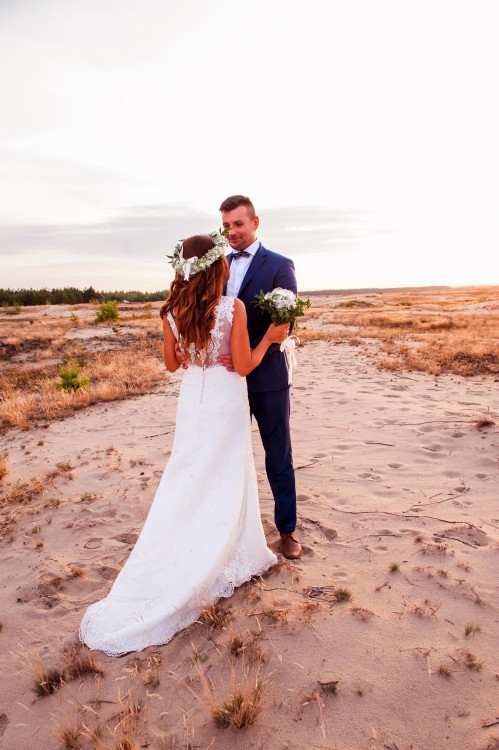 Wyjątkowa suknia ślubna " Półrybka"