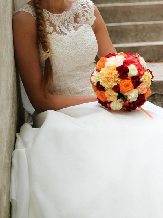 Suknia ślubna ecru 34 Justin Alexander Anna Lachor Poznań