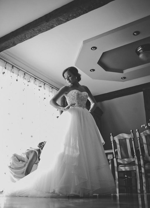 Suknia ślubna Justin Aleksander 8847 ivory 34