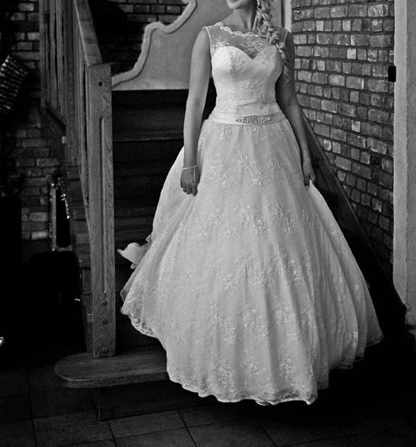 Przepiękna suknia slubna z salonu AGNES rozmiar 38!!!!