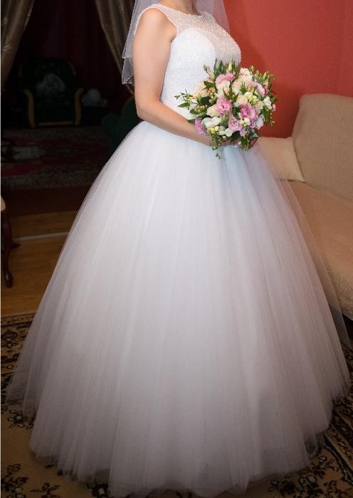 Suknia ślubna AGNES 14068 CRYSTAL