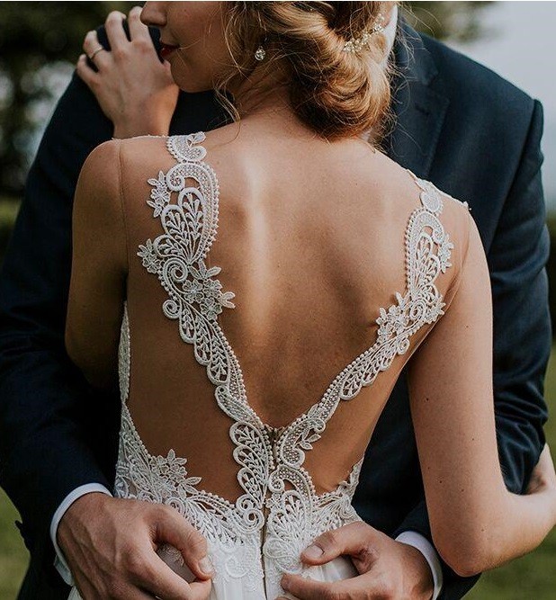 Rustykalna Suknia ślubna z krakowskiej Madonny