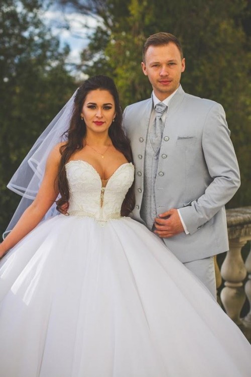 Suknia biała Princess Maxima rozm.36/38