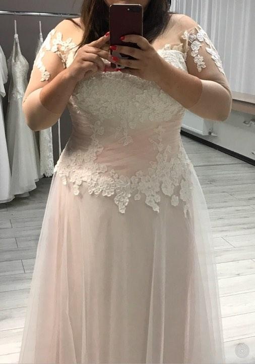 Niepowtarzalna suknia ślubna rozm. 46 - 50