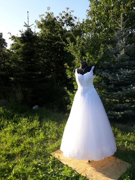 Suknia Ślubna róż.38