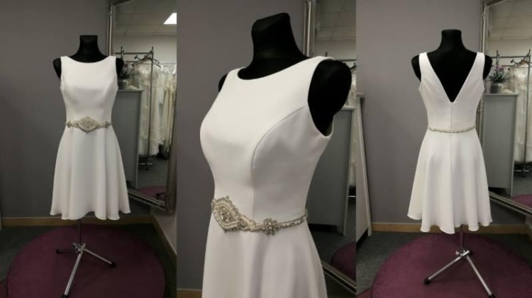 Krótka suknia ślubna