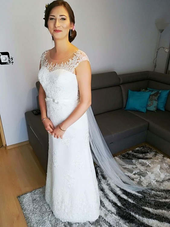 Suknia ślubna MAGGIO RAMATTI, rozm. 42 ivory