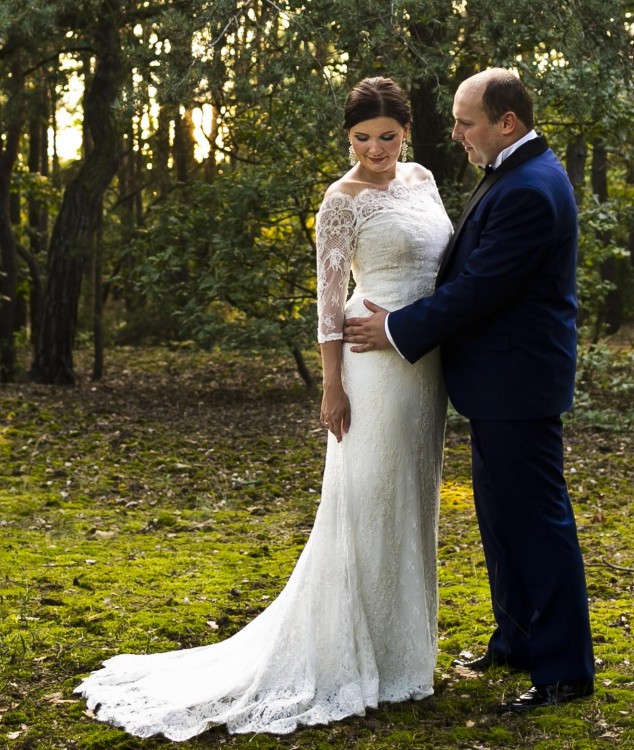 Suknia ślubna Viola Piekut + bolerko