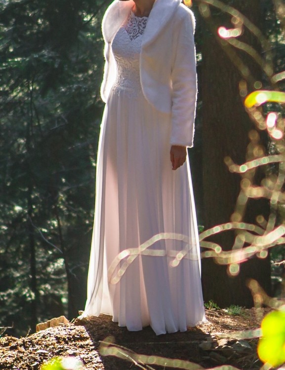 Piękna Suknia Ślubna 36/38 Salon Lidia