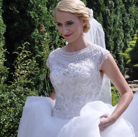 Sprzedam suknię ślubną, r. 34/36