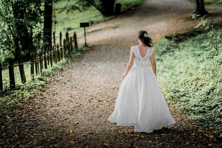 Suknia Ślubna - koronka, boho