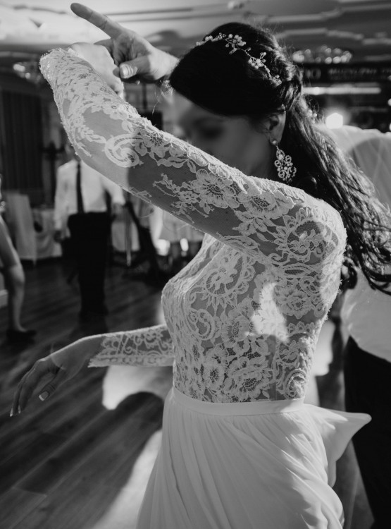 Rustykalna Suknia Ślubna Boho "Herms Aragonite" Romantyczna