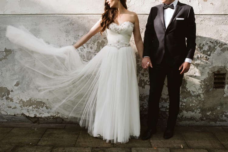 Jedwabna suknia Lillian West 36/S 165 cm + 8 cm