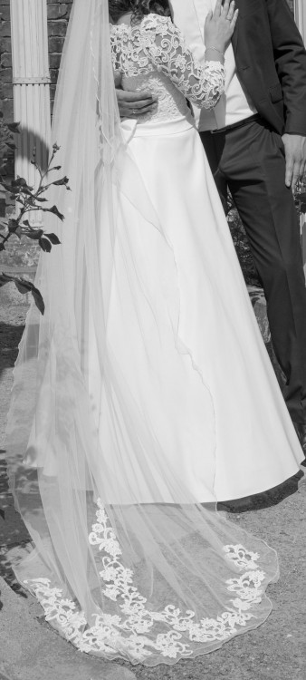 Śliczna, biała suknia ślubna + dodatki gratis