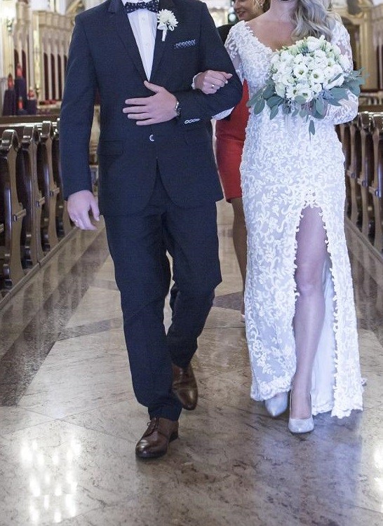 Suknia ślubna, koronkowa, Viola Piekut, Sofia, 36 / 38