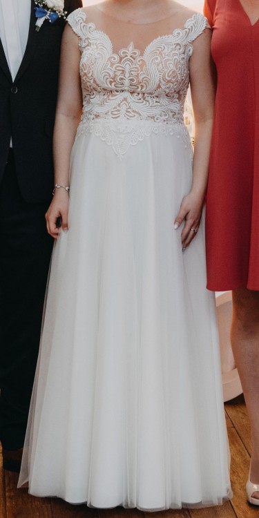 Suknia Ślubna literka A na niską osobę