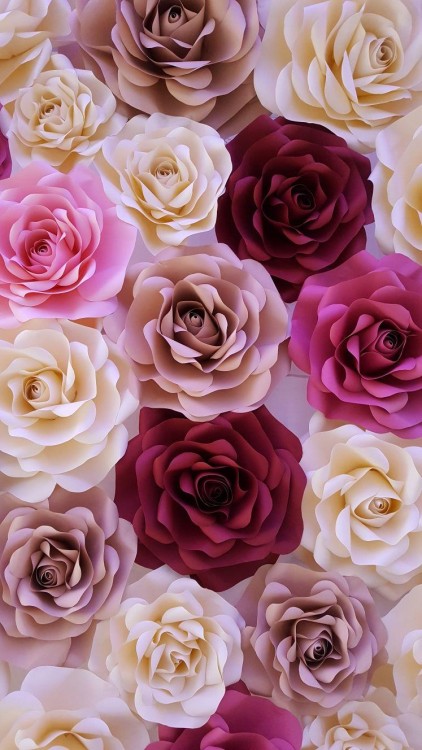 Ścianka kwiatowa + stojące róże!