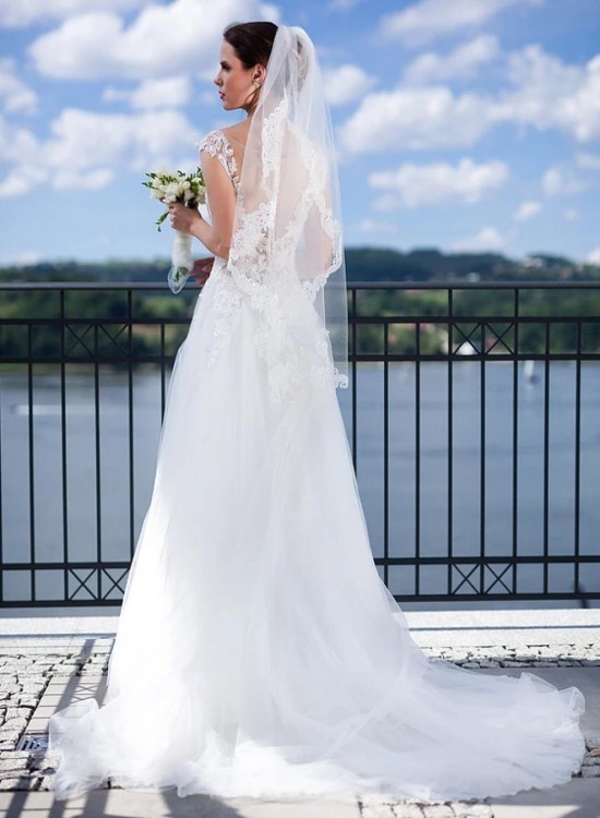 SUKNIA W KOLORZE ECRU. - DOPASOWANIE DO SYLWETKI GRATIS